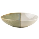 Tallrik djup Soho Verde 22 cm grön/beige