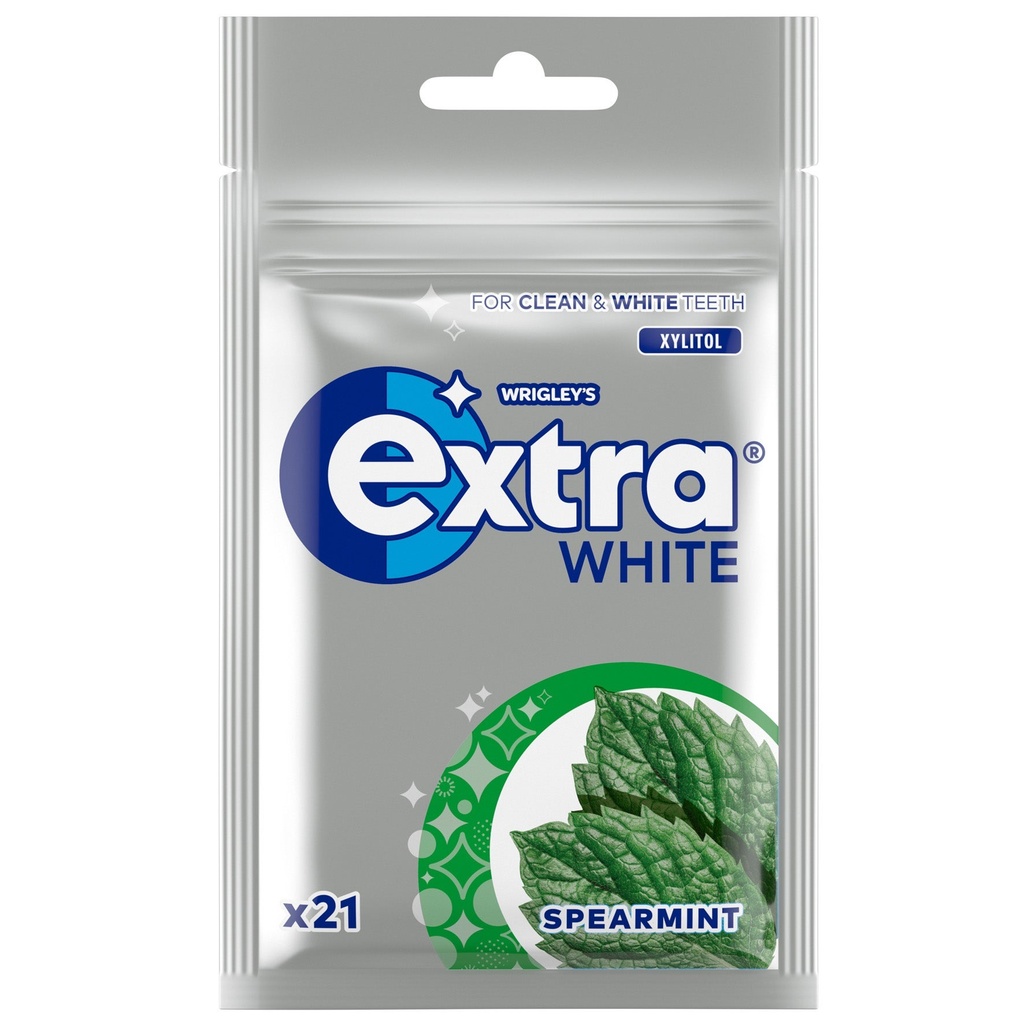 Tuggummi Extra White Spearmint 30 påsar