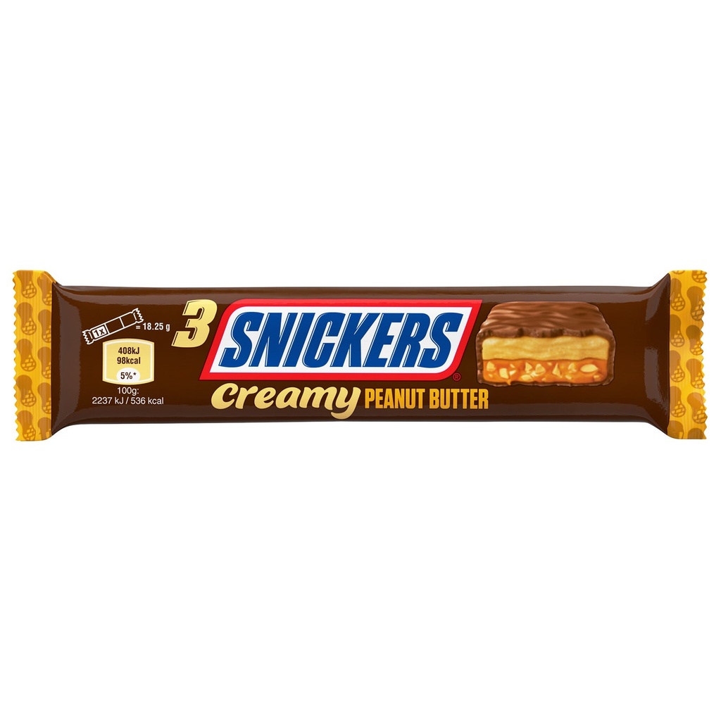 Choklad Snickers Creamy Peanut Butter 32x55 g