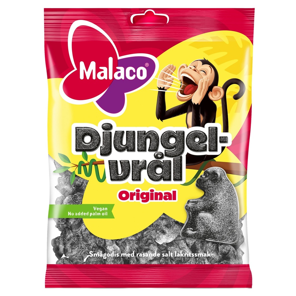 Godis Malaco Djungelvrål 28x90 g