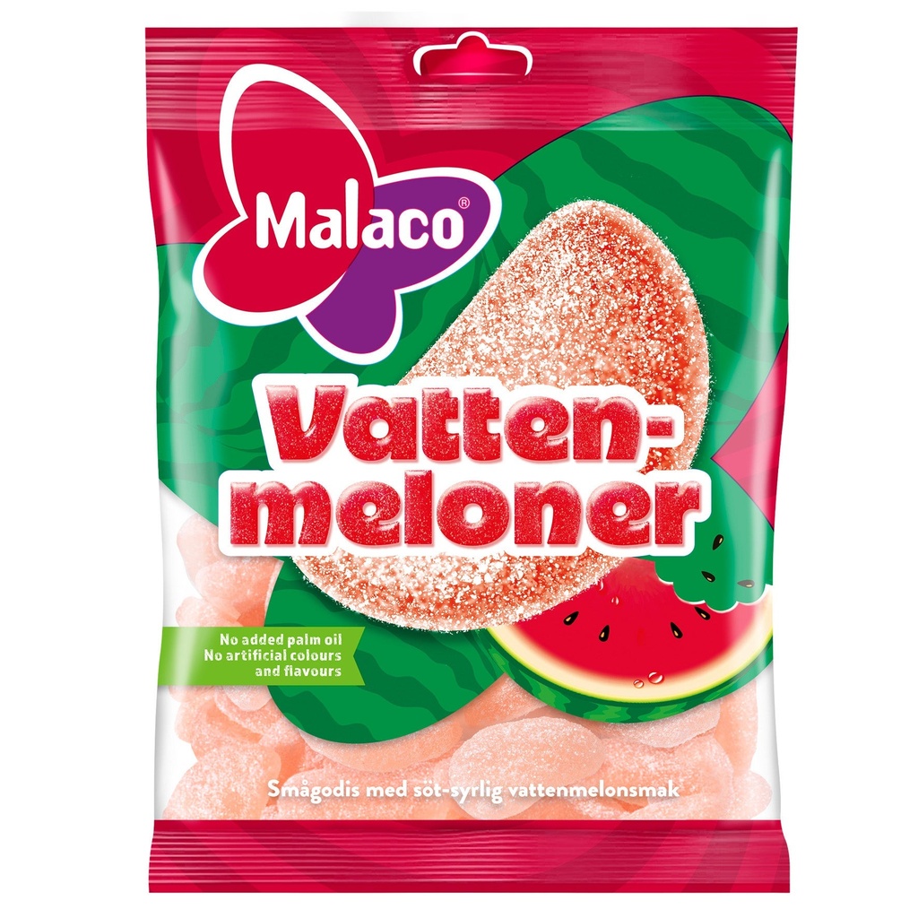 Godis Malaco Vattenmelon 28x90 g