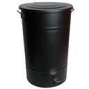 Avfallstunna Greger med lock/pedal 30 liter svart
