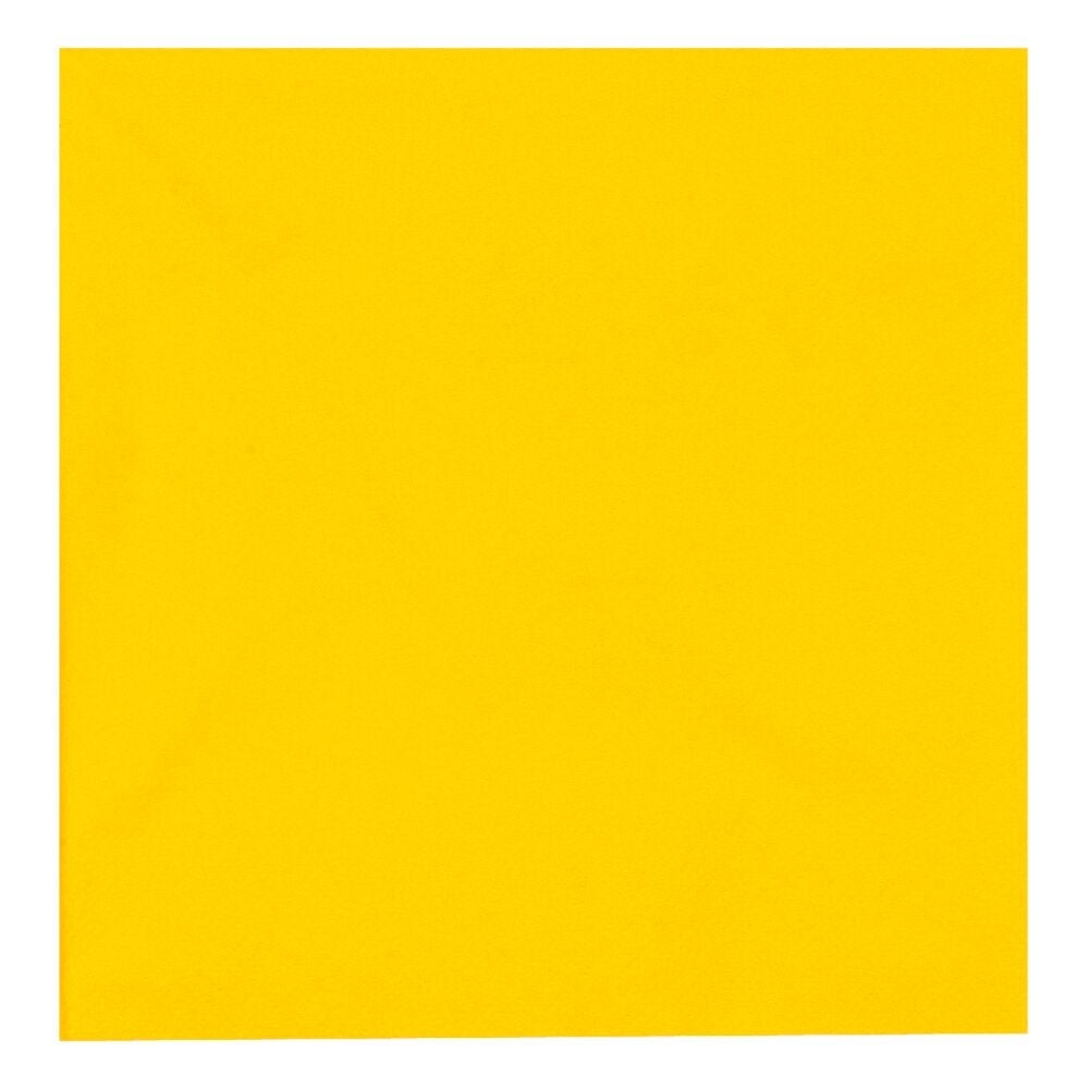 Lunchservett 1-lags 33x33 cm gul 250-pack