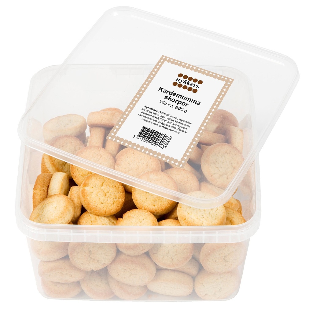 Kardemummaskorpor Nyåkers 800 g