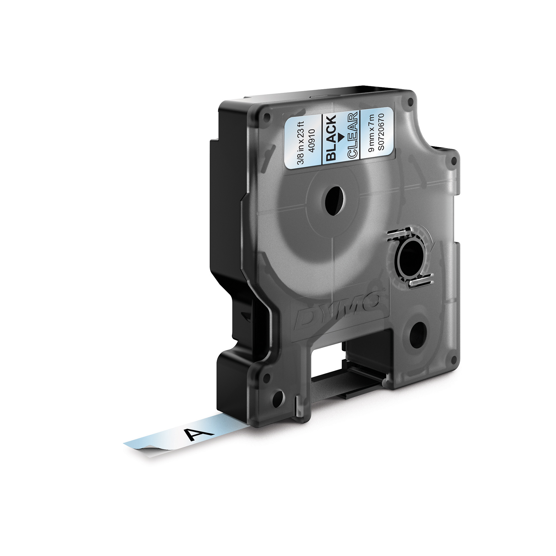 [2040910] Märkband Dymo D1 sva/klar  9mm