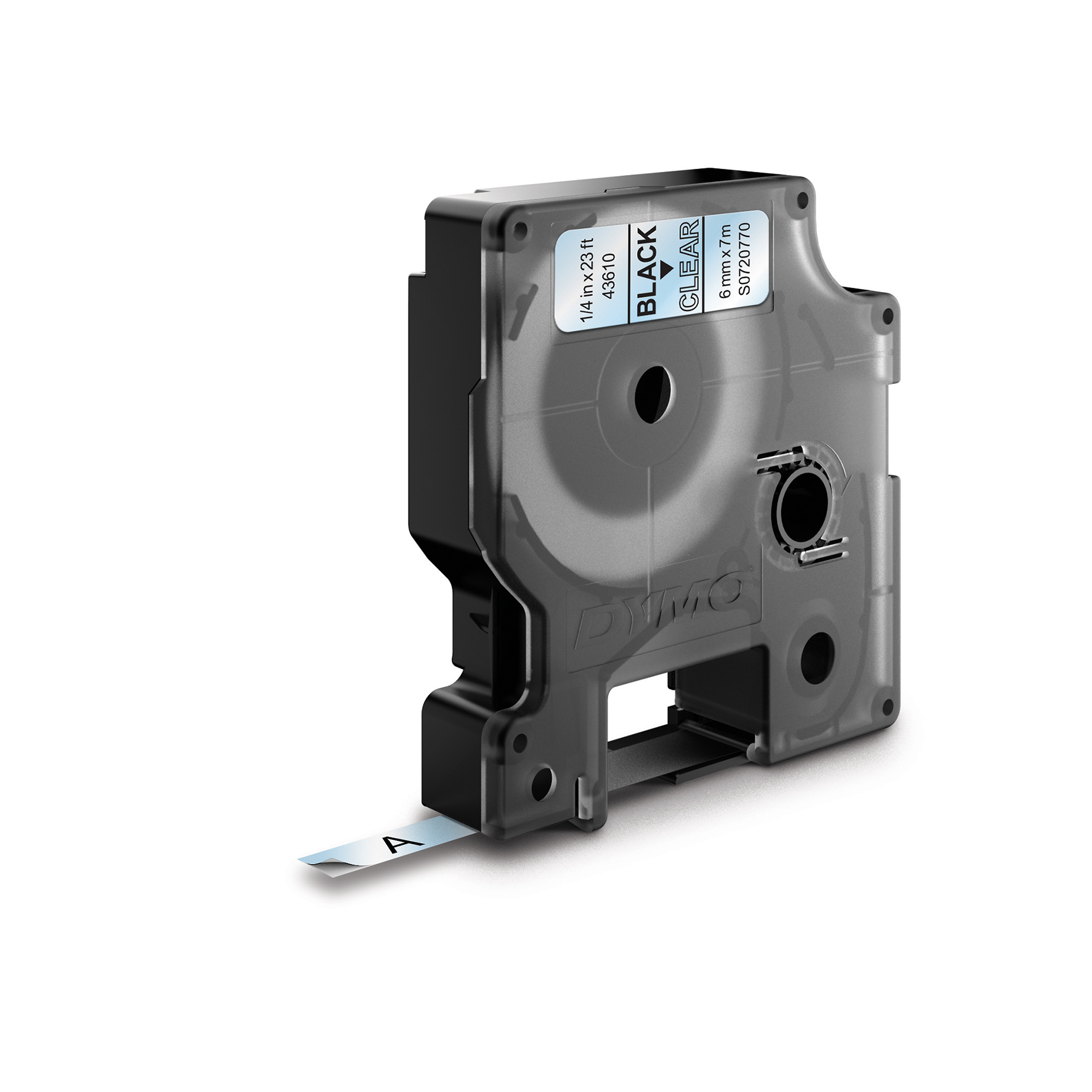 [2043610] Märkband Dymo D1 sva/klar 6 mm