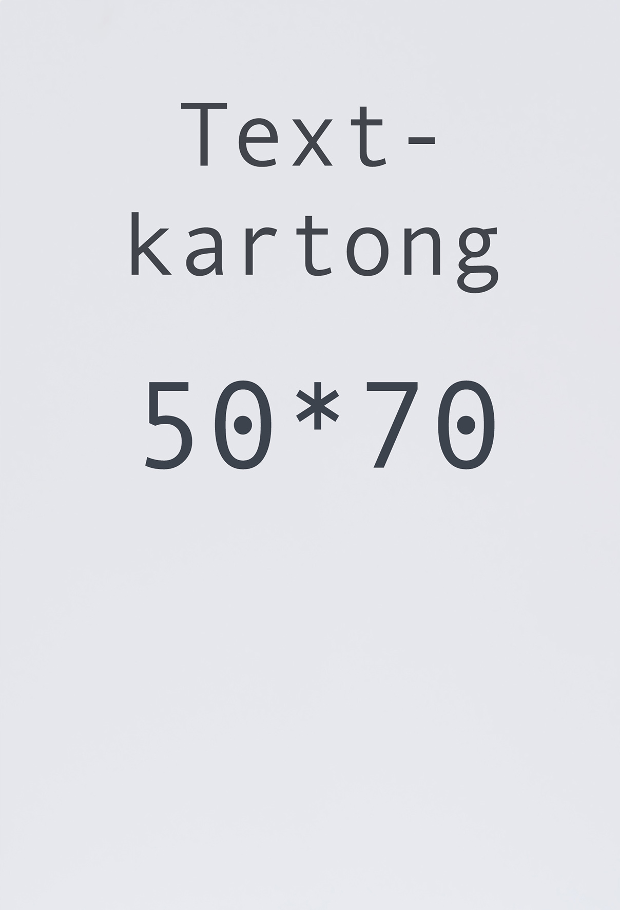 [2277600] Kartong 50x70cm vit     10/fp