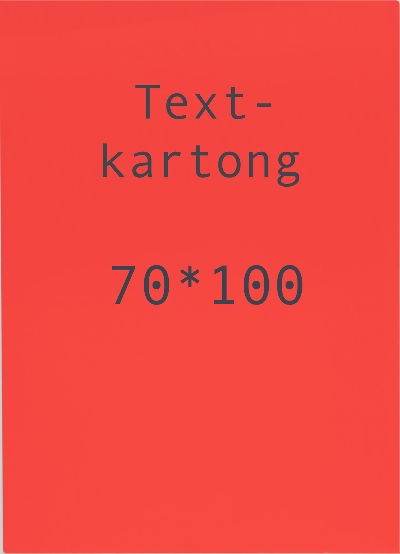 [2278012] Kartong 70x100 flour röd 5/fp