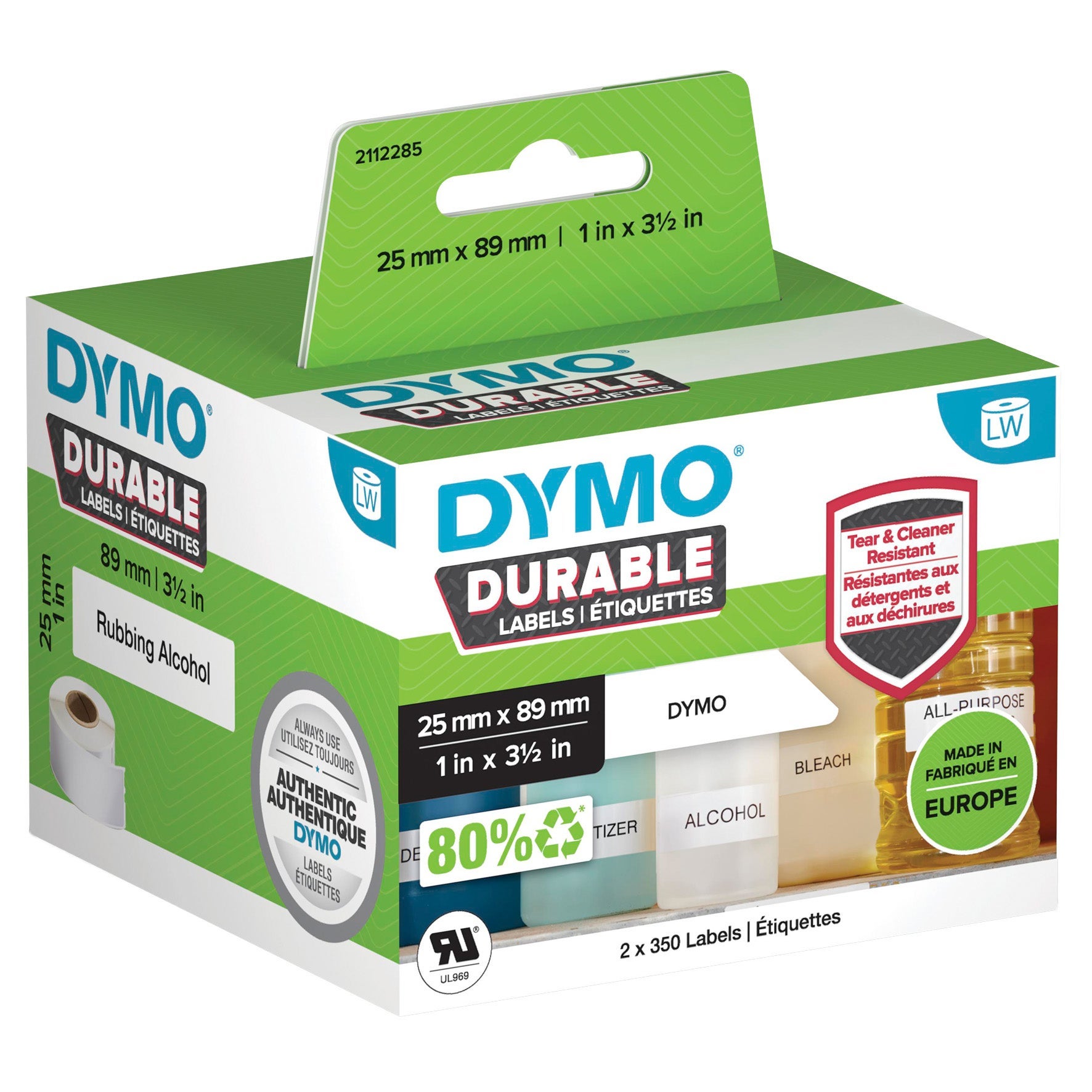 [2275792] Etikett Dymo X-tålig 25x89mm