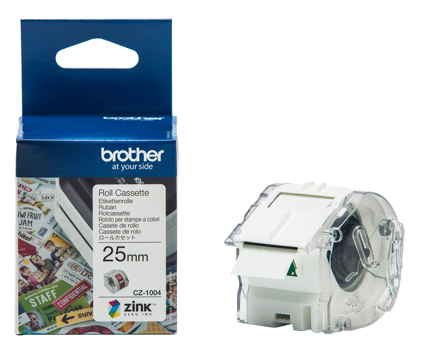 [2276825] Etikett Brother CZ1004 25 mm 5 meter