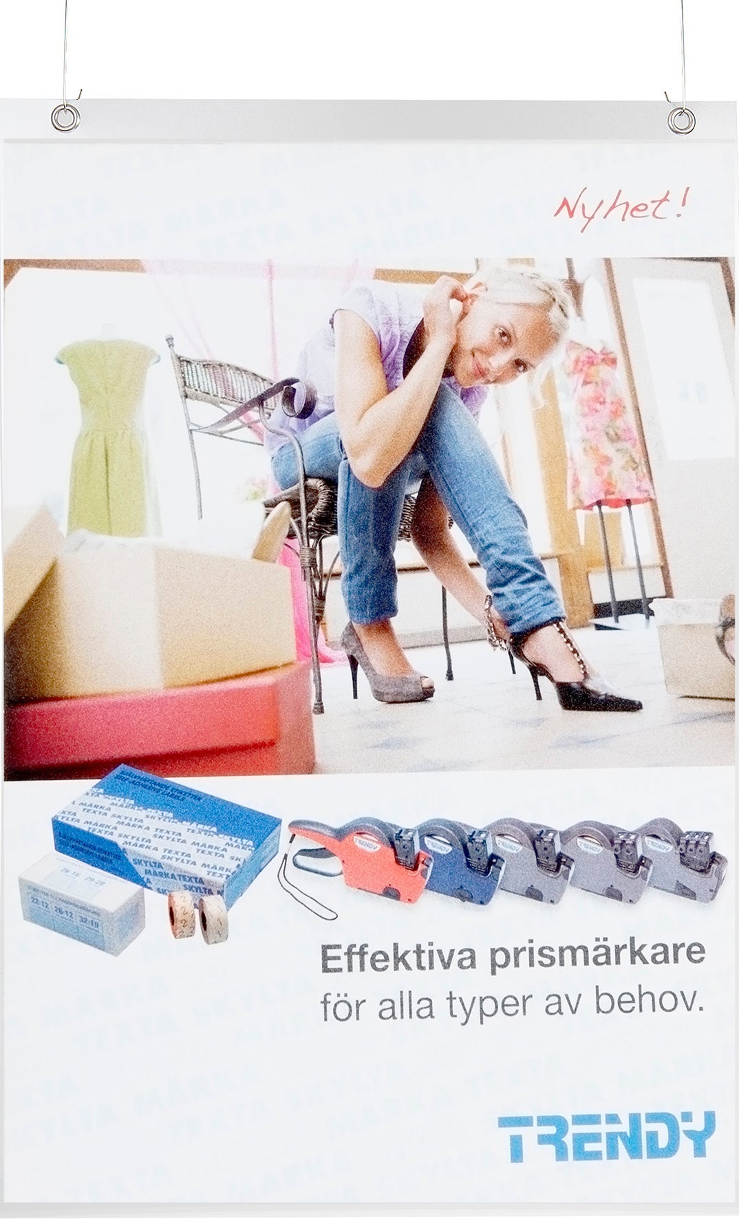 [2277791] Plastficka frihängande A3