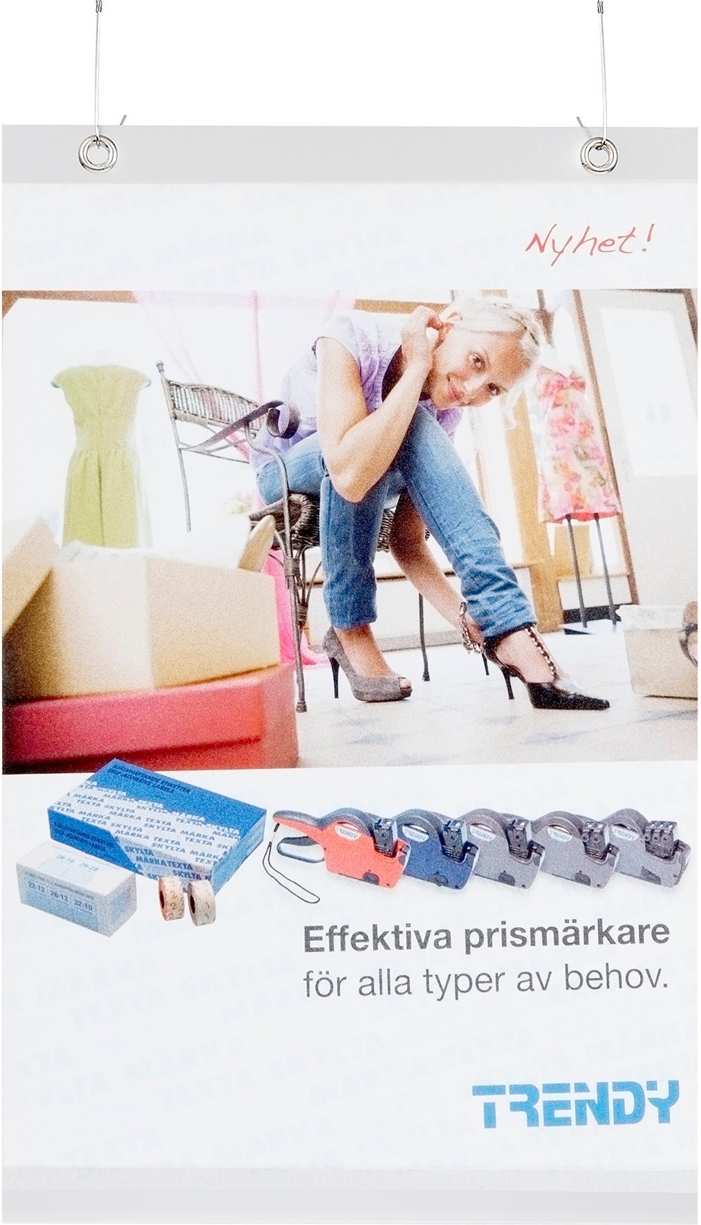 [2277790] Plastficka frihängande A4
