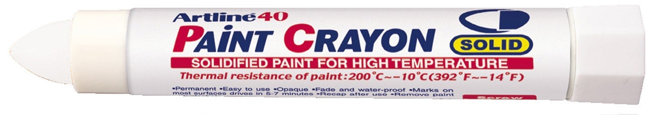 [2218630] Märkpenna Artline 40 Crayon vit