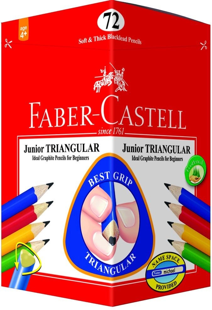 [2211219] Blyertspenna Faber triangular 72/fp