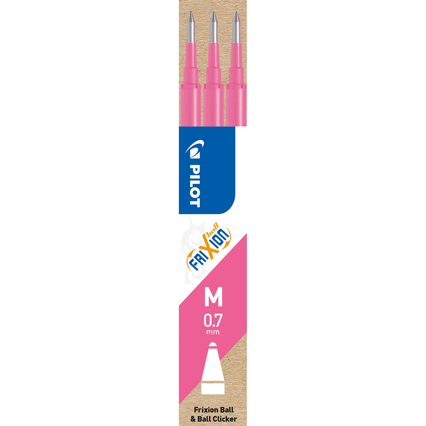 [2203949] Patron Frixion 07 rosa 3 st/fp