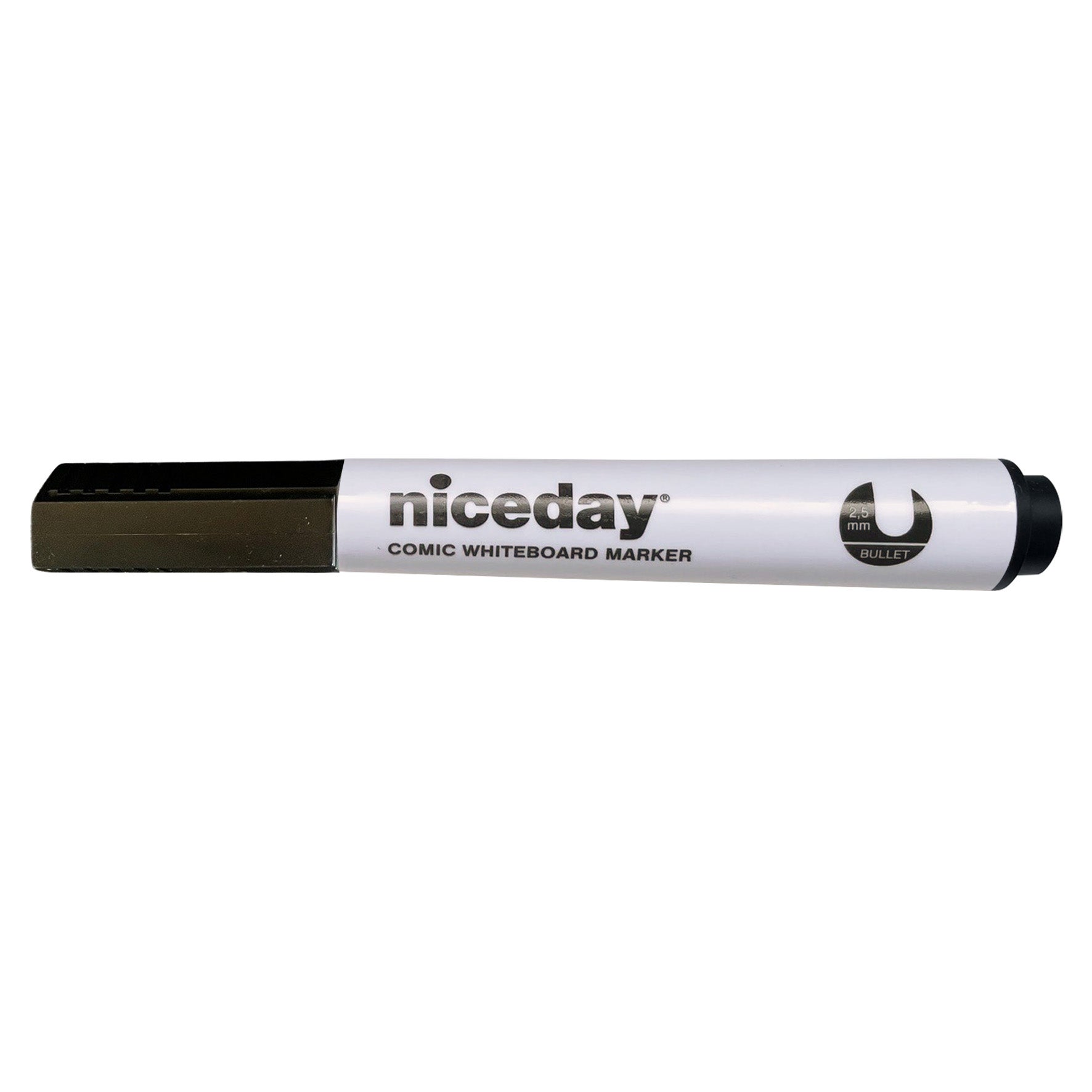 [2409544] Whiteboard-penna rund spets svart