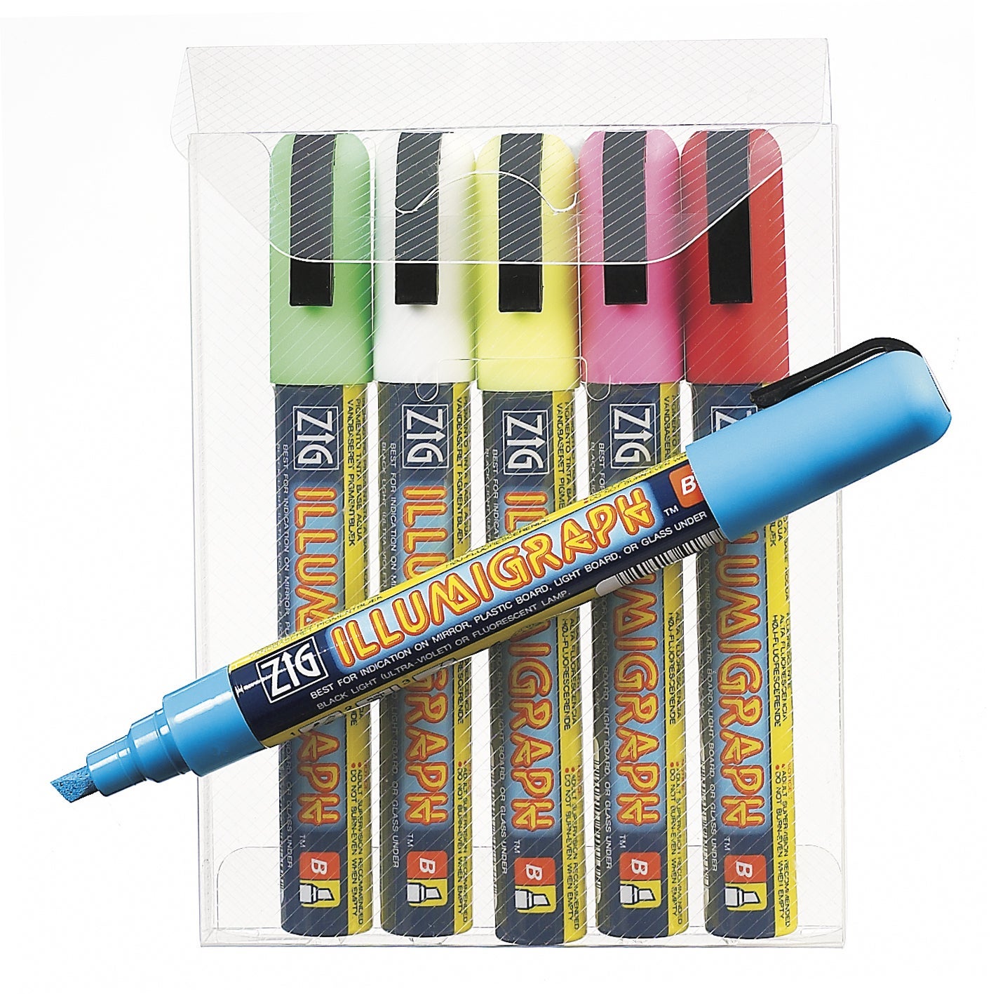 [2409669] Märk- & Textpennor Zig Illumigraph PMA510  6 st/set