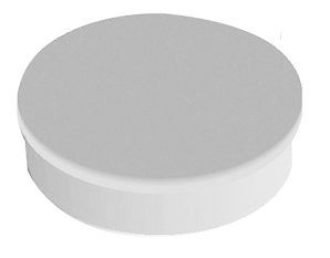 [2032343] Magnet rund  30 mm vit 10 st/fp