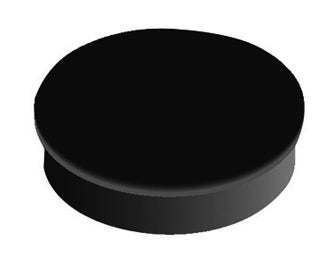 [2032344] Magnet rund  30 mm svart 10 st/fp