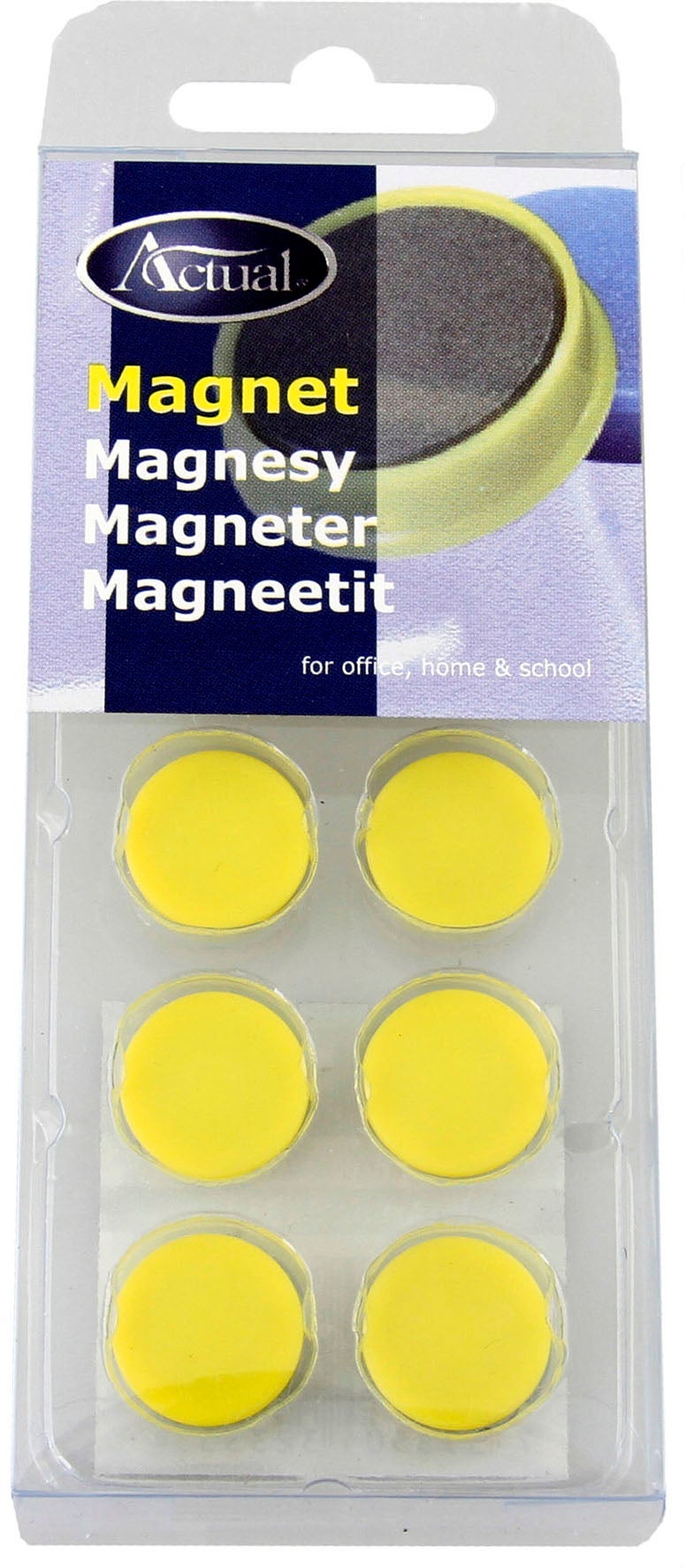[8551835] Magnet rund 16mm gul 10/fp