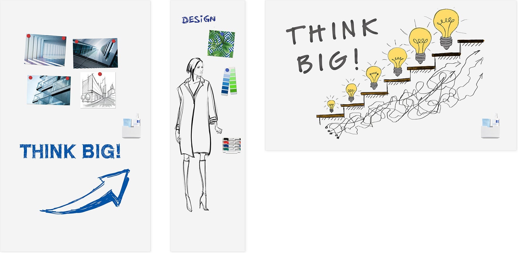 [8552207] Whiteboard Wall-Up 120x200cm