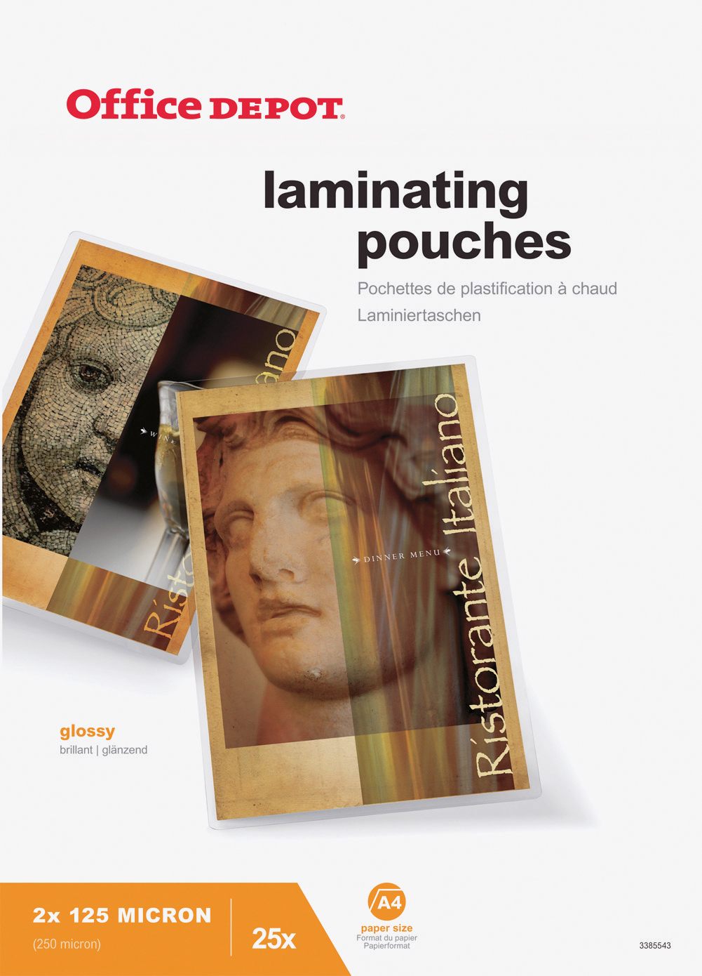 [2460709] Laminat A4       125mic  25/fp