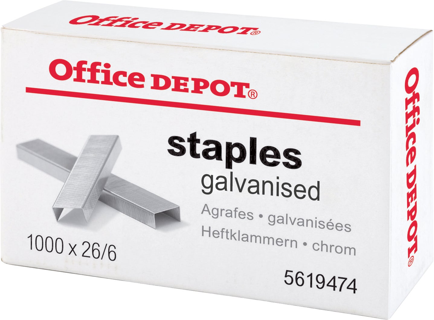 [2325270] Häftklammer Office 26/6 1000 st/fp
