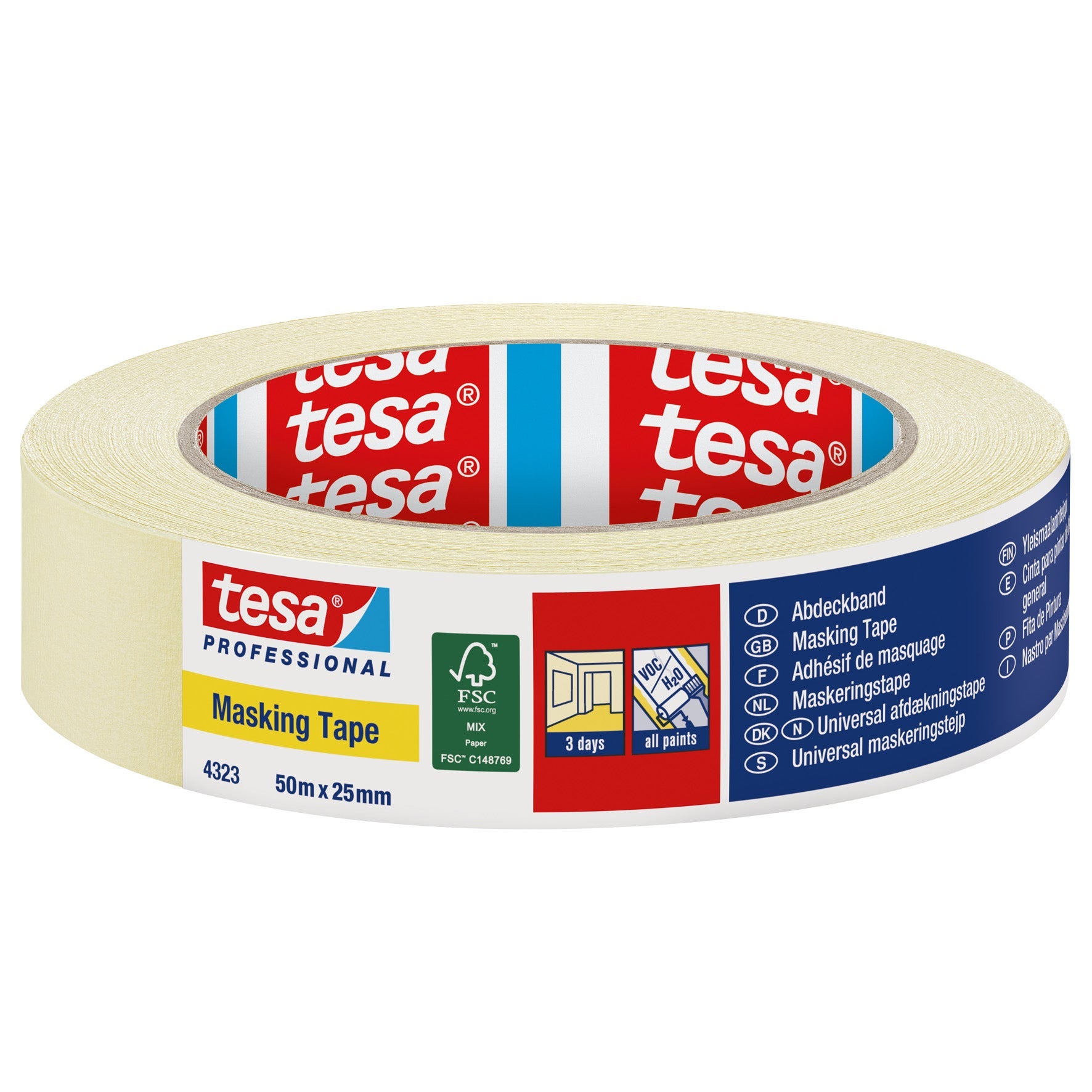 [2347715] Maskeringstejp Tesa 50mx25mm