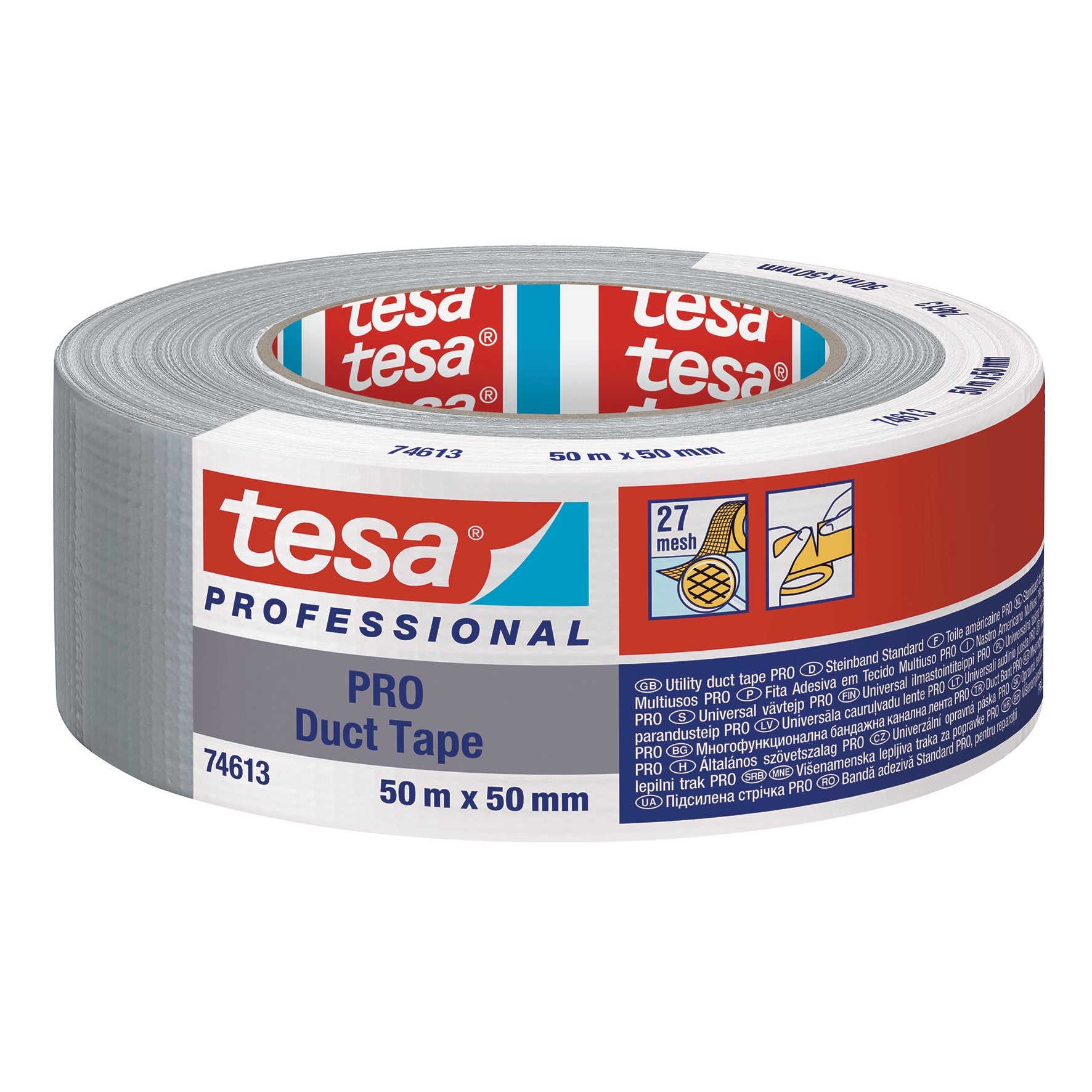 [2346935] Vävtejp Tesa 50mmx50m silver