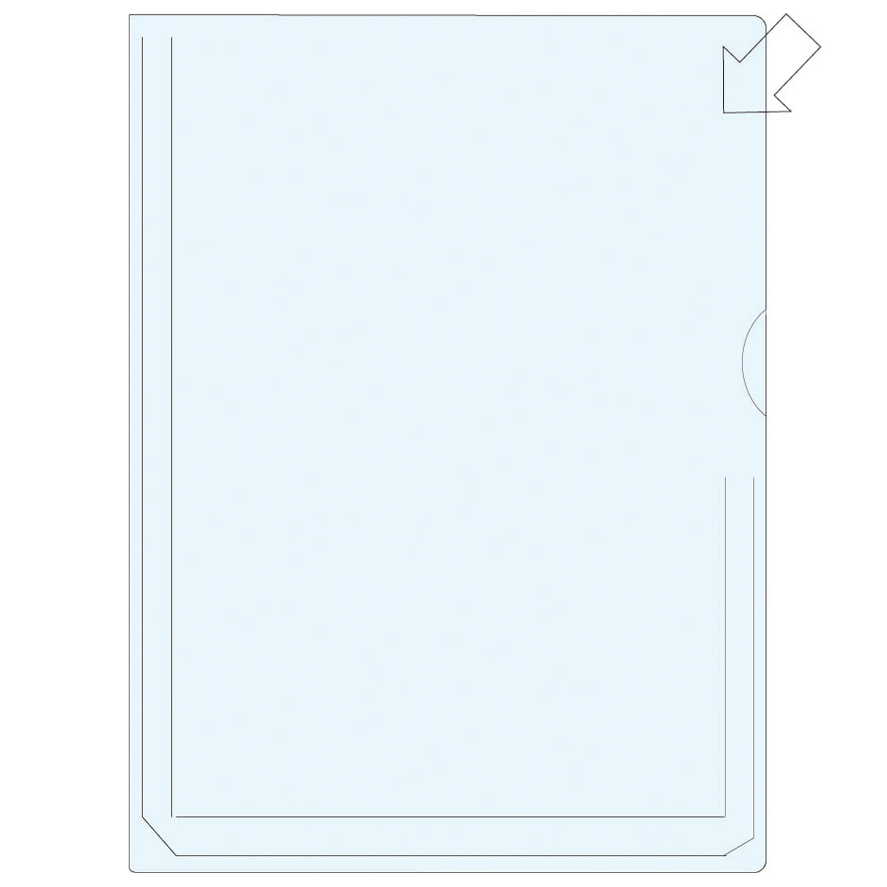 [2668439] Bälgmapp A4 PP bälg 25mm