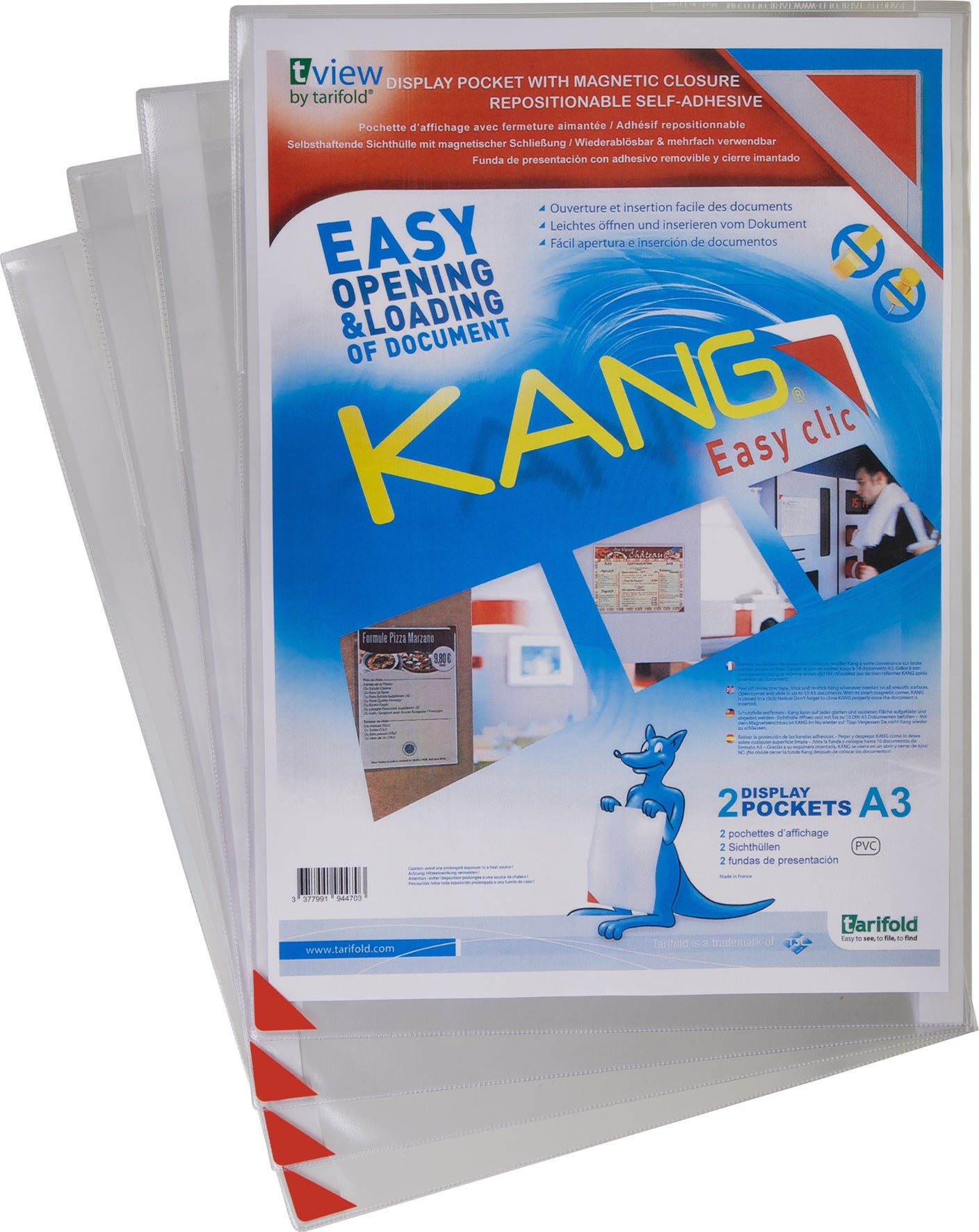 [2668427] Plastmapp självhäftande A4 5/fp