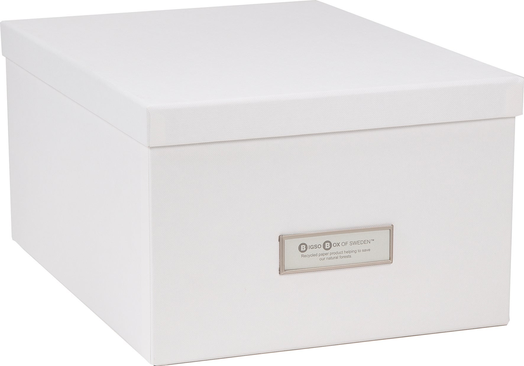 [5800580] Förvaringsbox Gustav vit