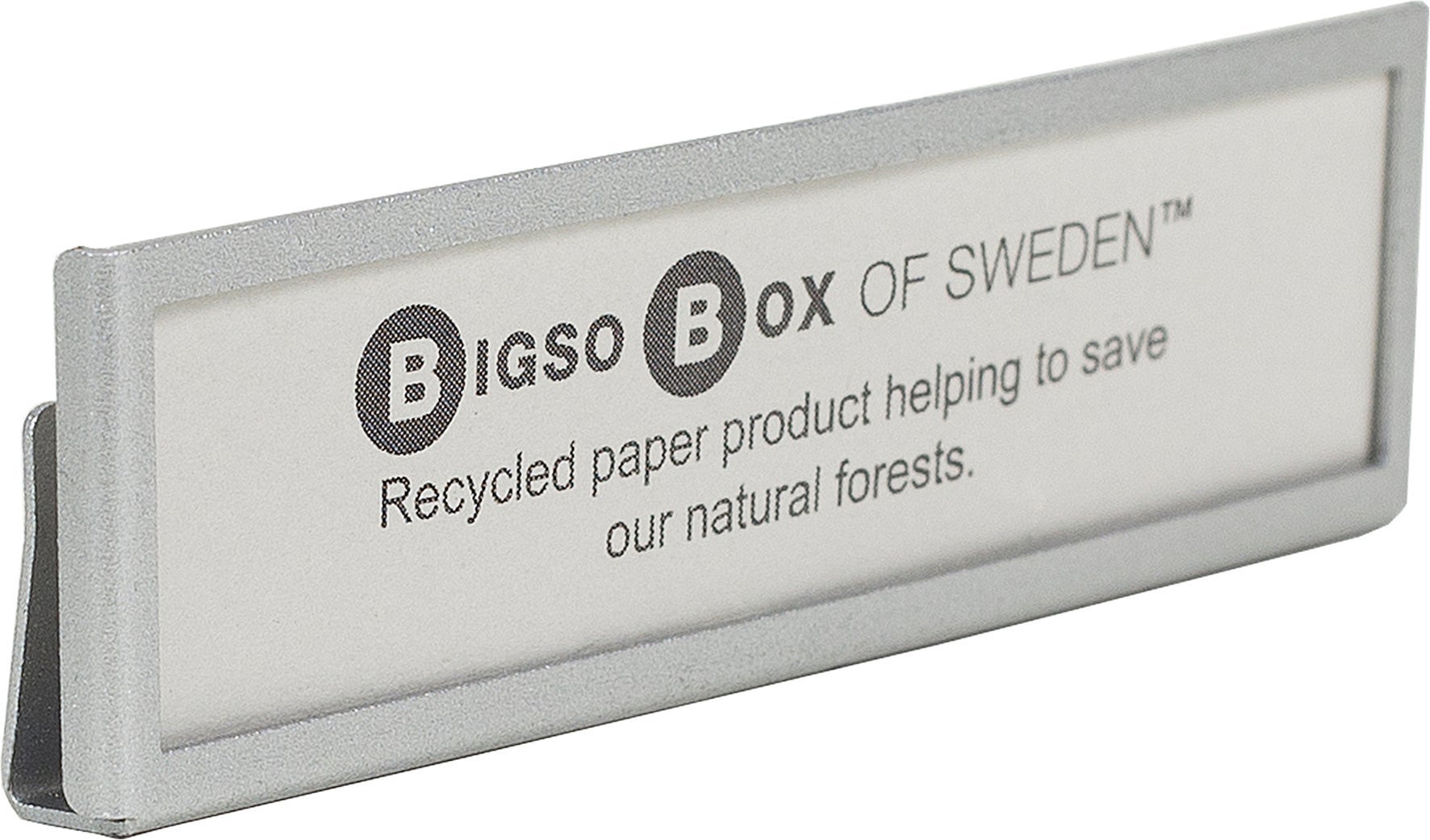[2362289] Etiketthållare horisontell 4 st/fp Bigso