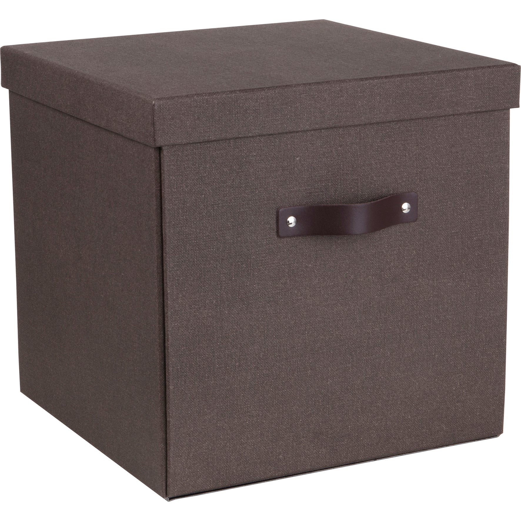 [2362277] Förvaringsbox Bigso Logan canvas brun