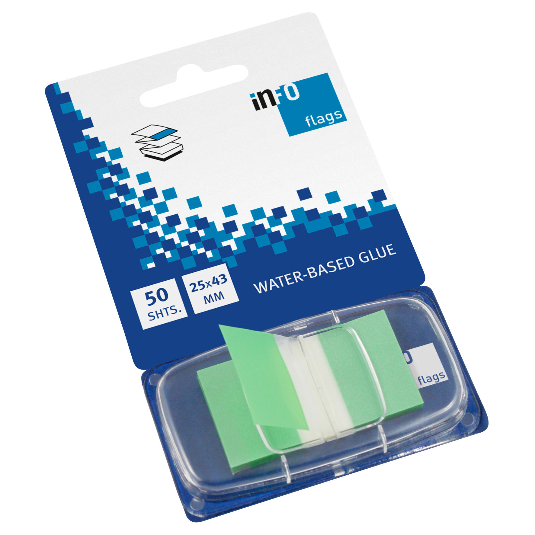[2689653] Märkflik Infoflags Index grön 50/fp
