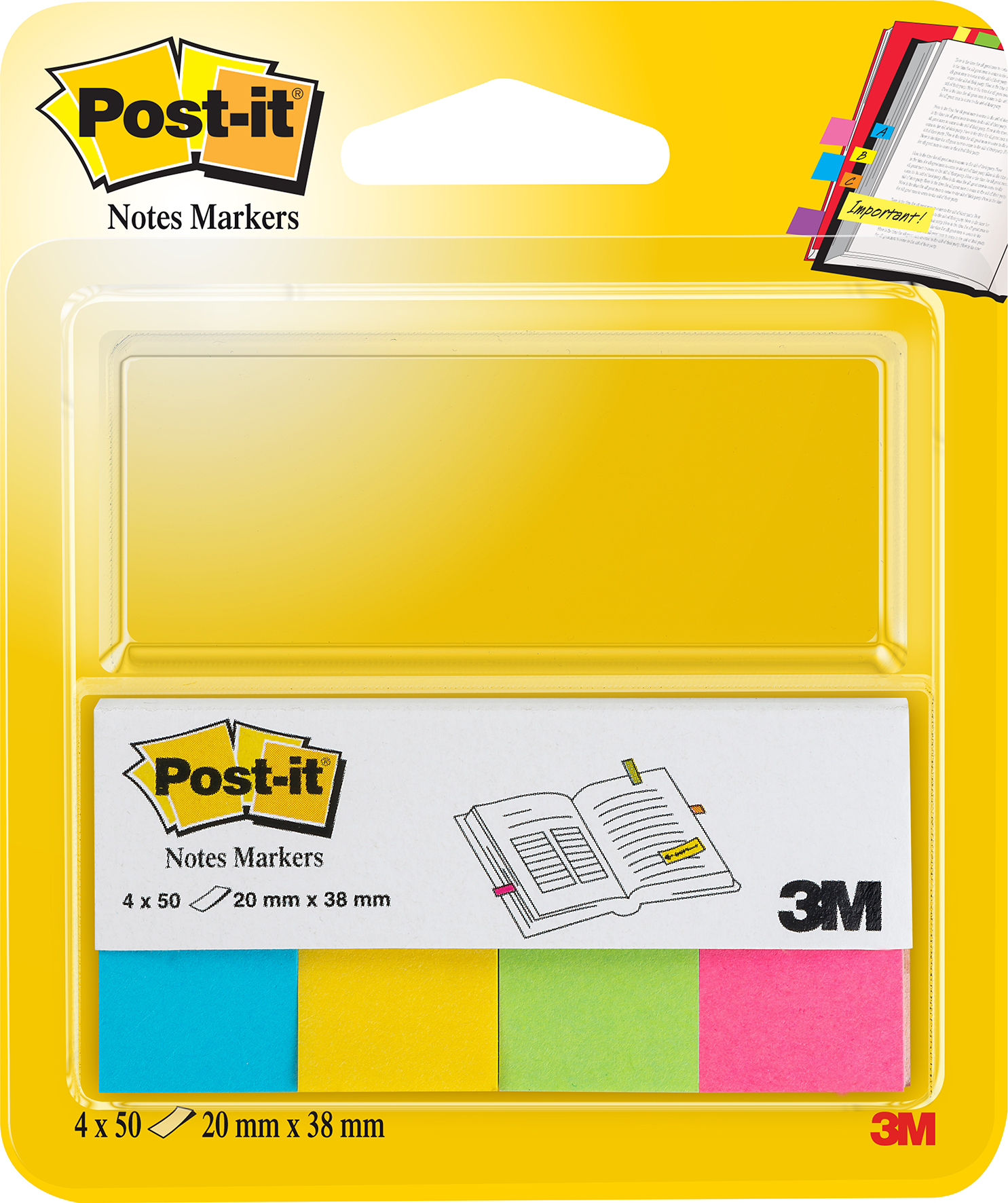 [2631518] Post-it Note Markers 670 4 x 50 st/fp