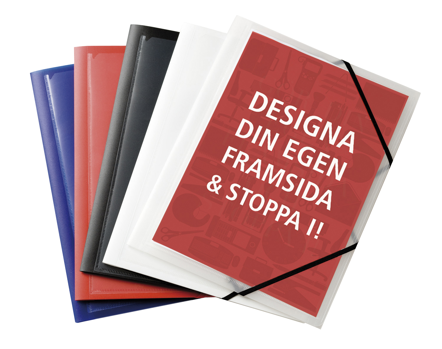 [2668824] Snoddmapp PP Ficka A4 3-kl sva