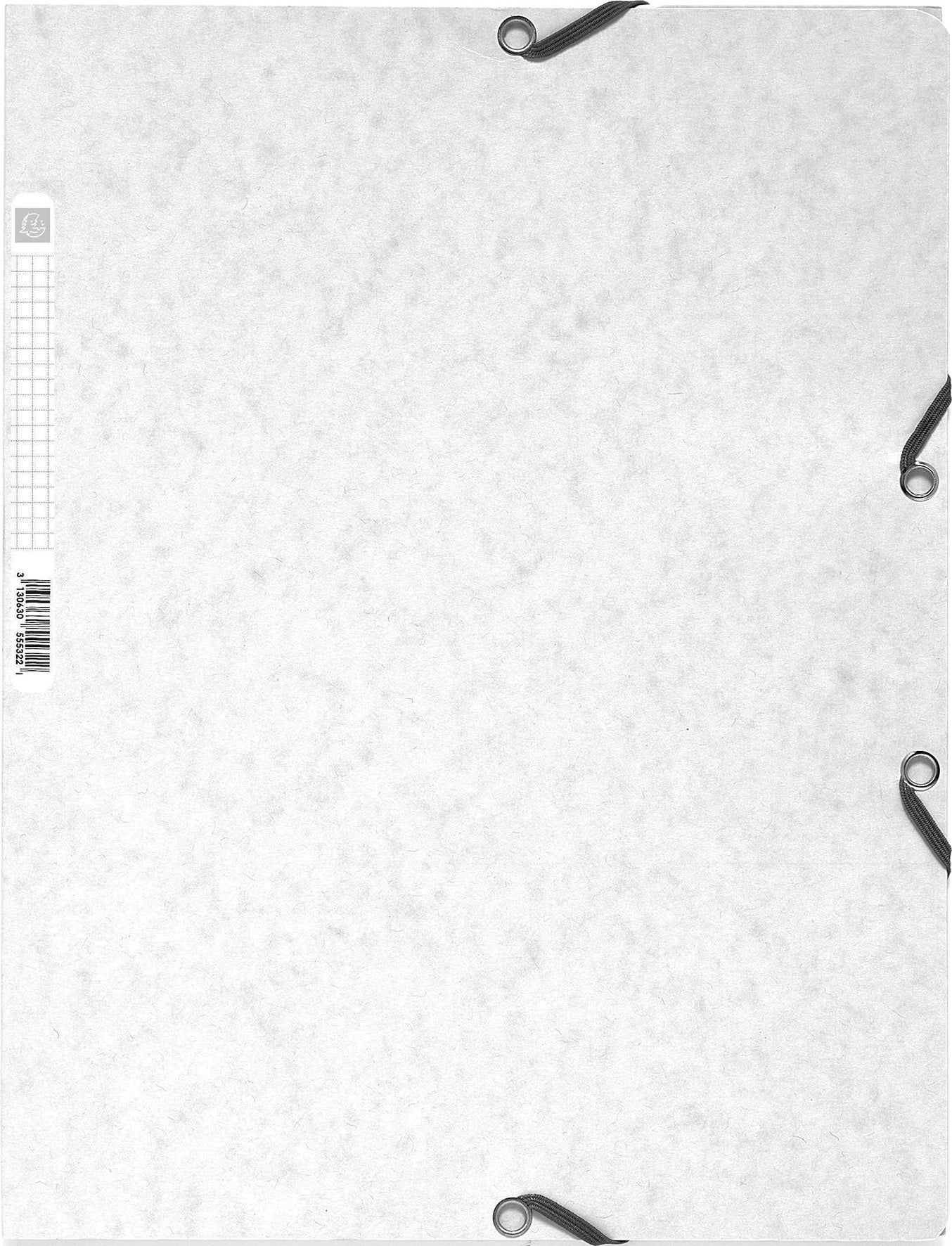 [2669914] Snoddmapp A4 3-klaff vit
