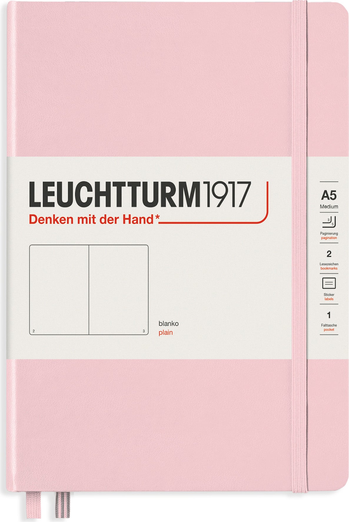 [2634812] Anteckningsbok A5 blank Powder