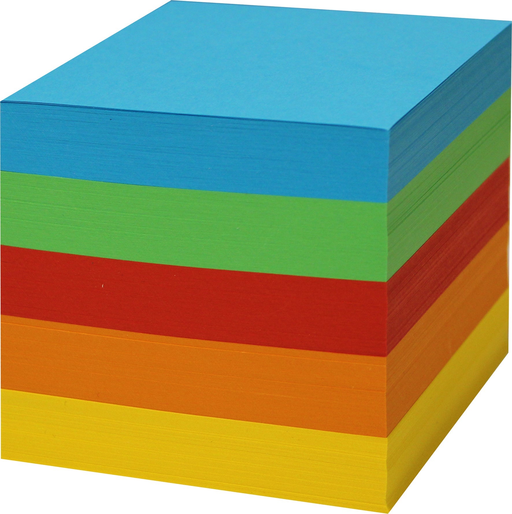 [2630031] Blockkub 9x9x8cm ej lim färgade blad