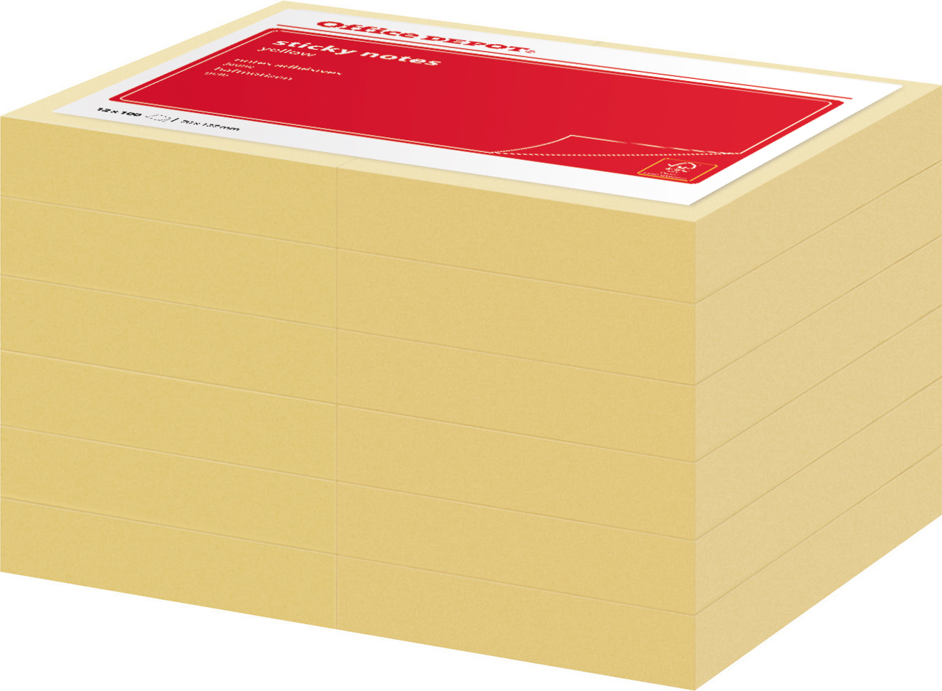 [2631194] Notis Office Depot 76x127 gul