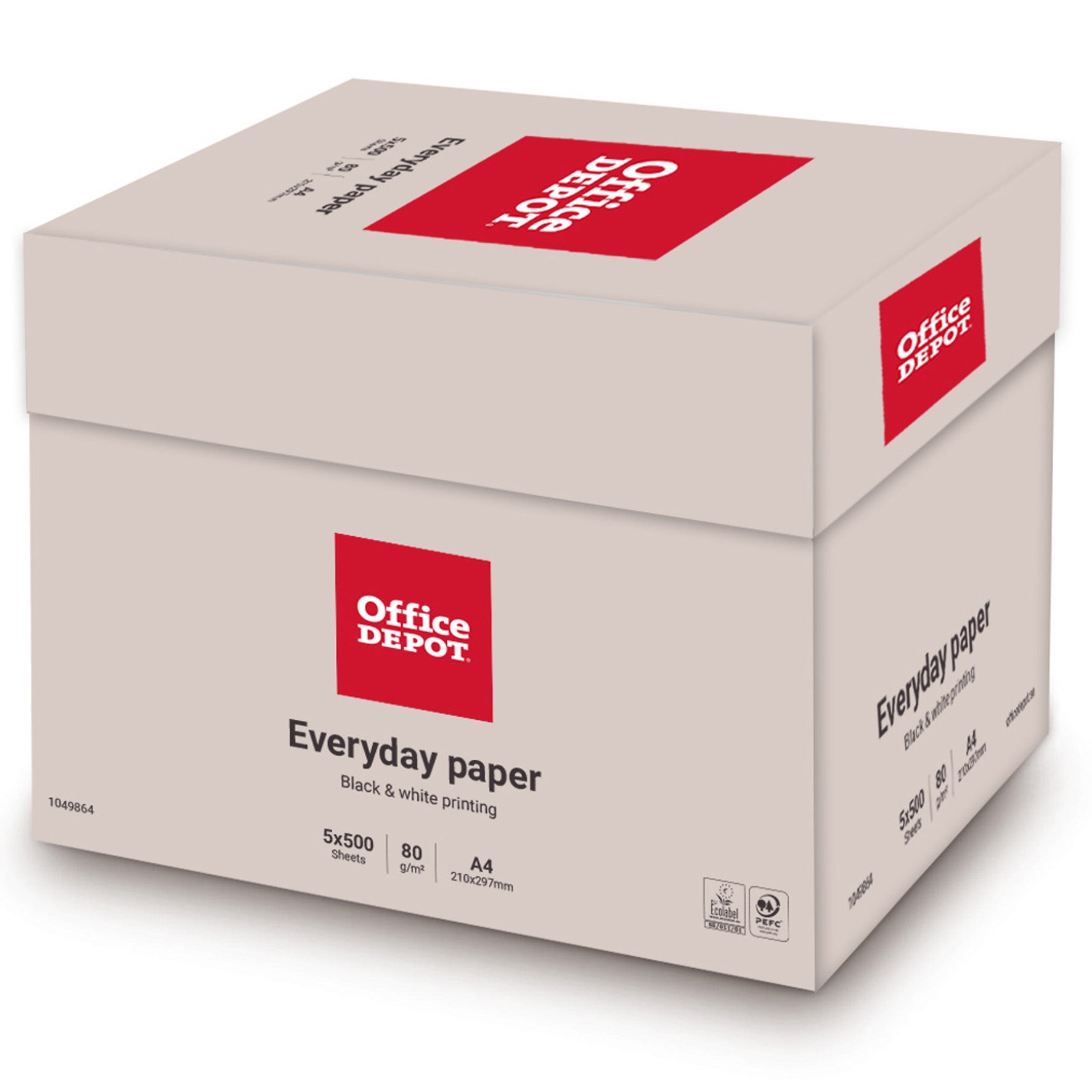 [1049710] Kopieringspapper Non-stop Everyday 80g A4 2500krt