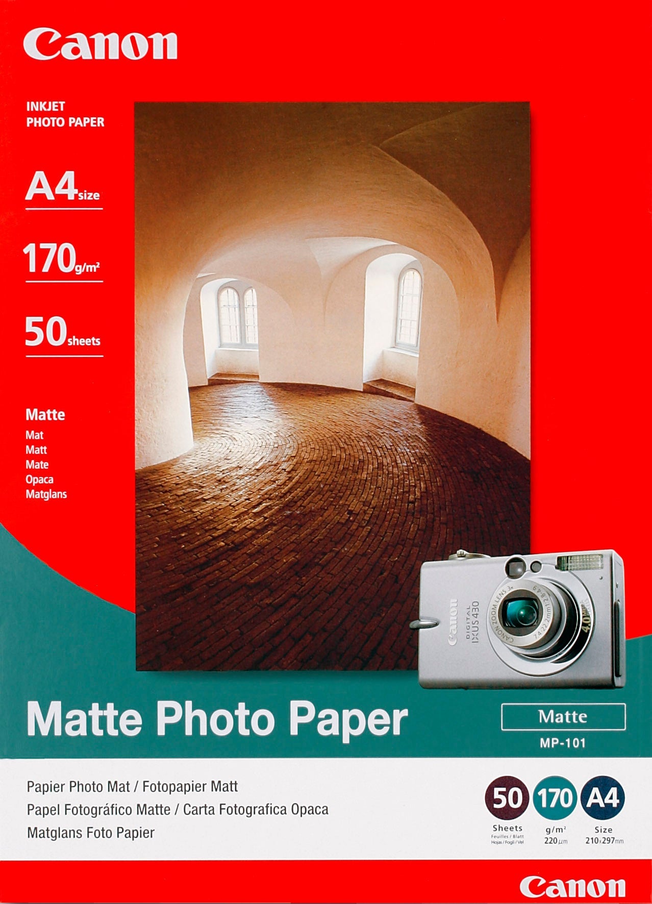 [1178018] Fotopapper CanonMP101 M A4 50f