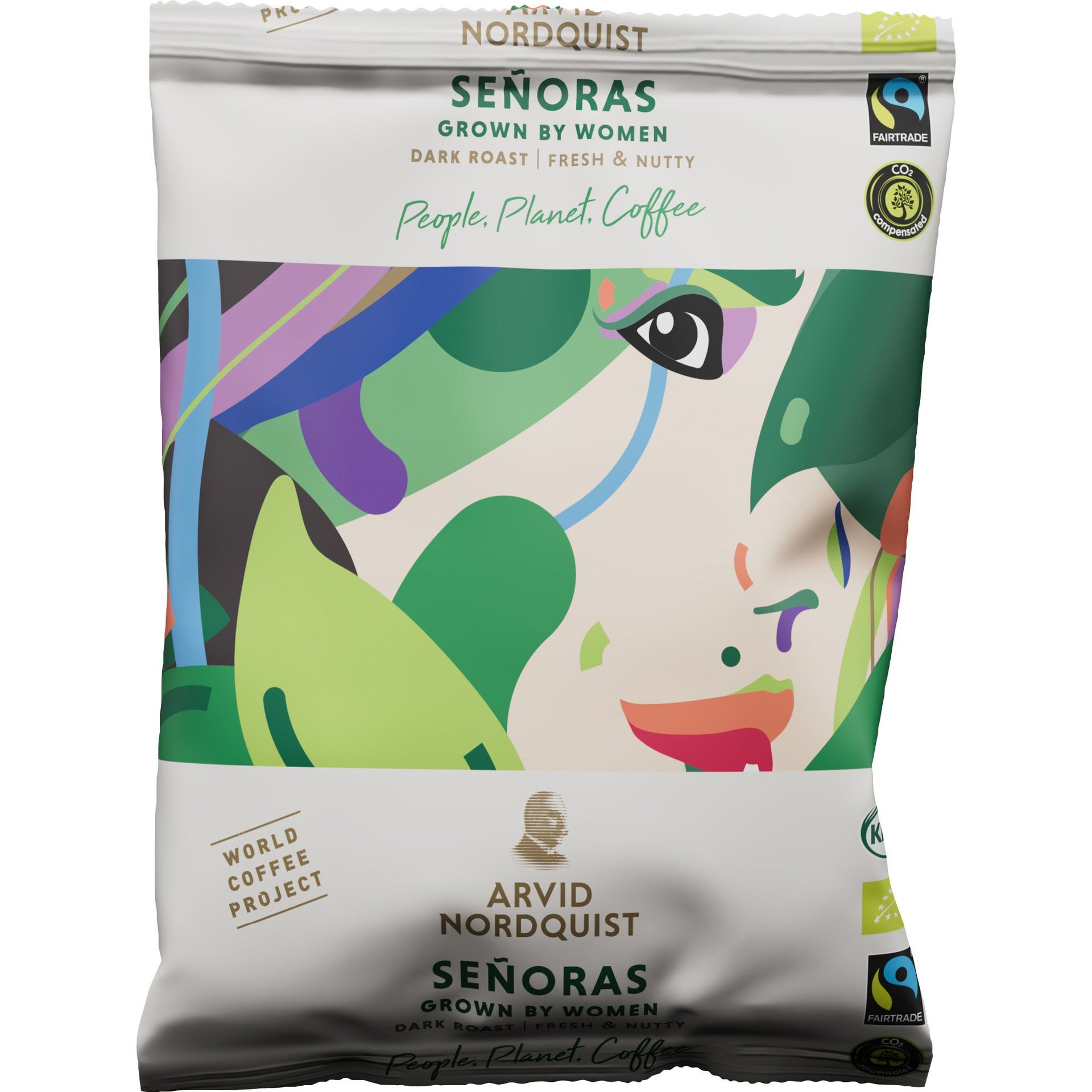 [8551614] Kaffe Senoras Malet Mörkrost 48x125 g Eko