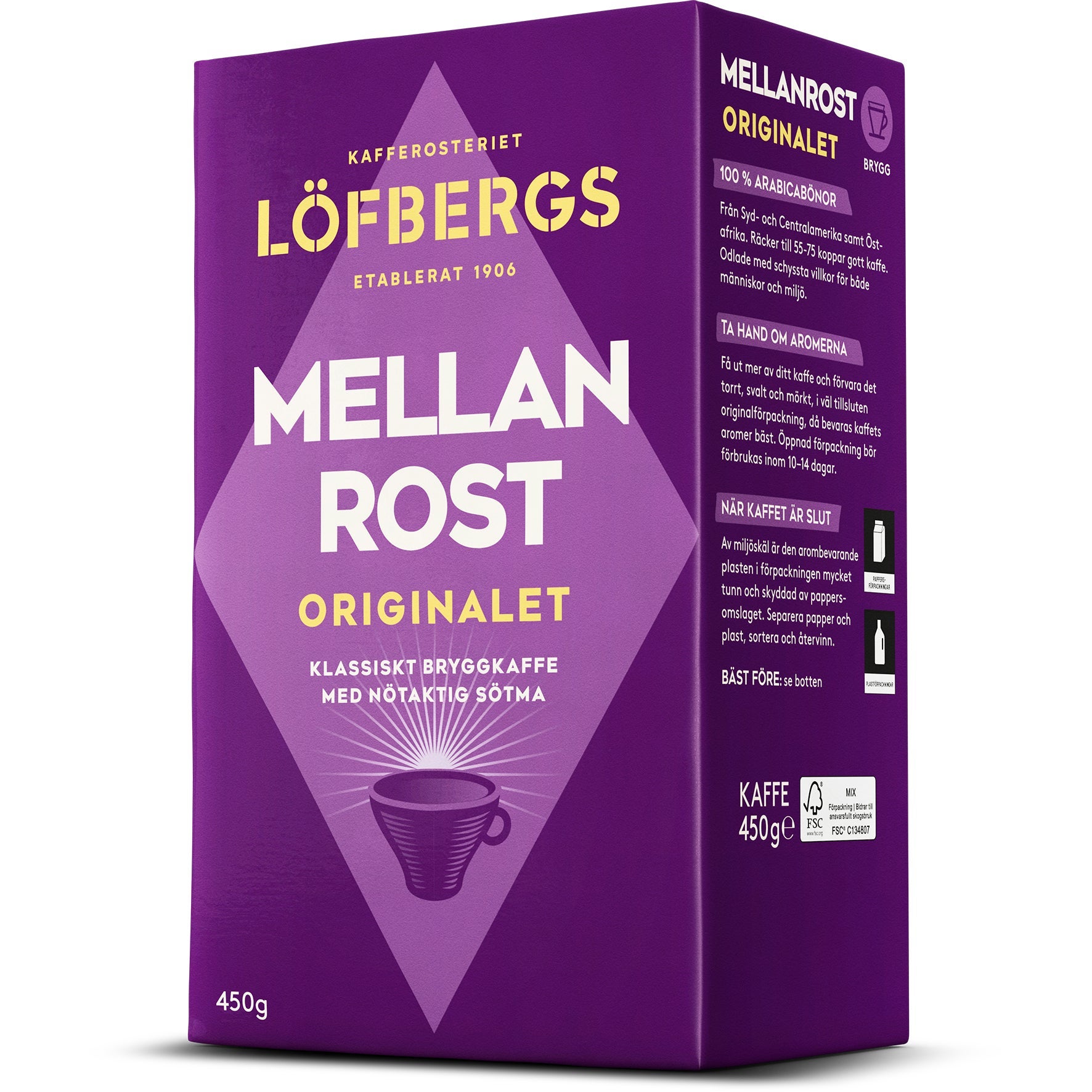 [2829620] Kaffe Löfbergs mellanrost 450 g