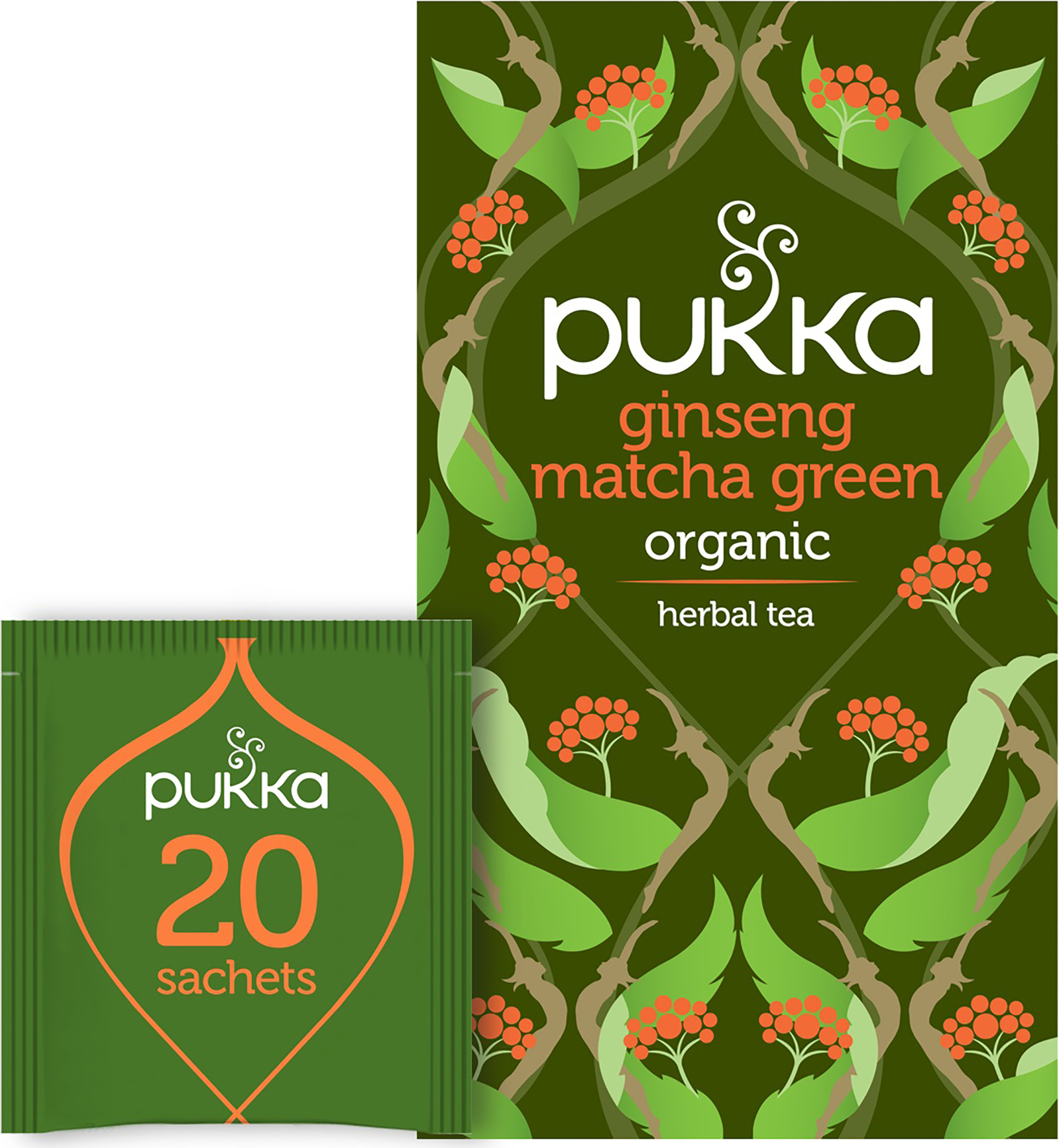 [8552277] Te Pukka grönt te ginseng