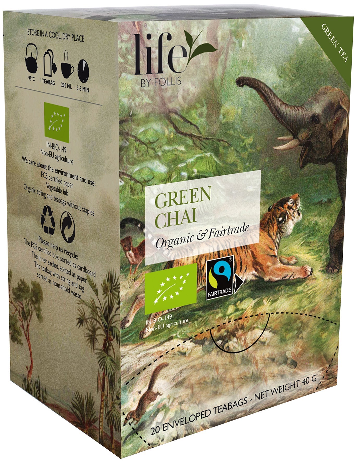 [8553062] Te Grönt chai 20 st/fp