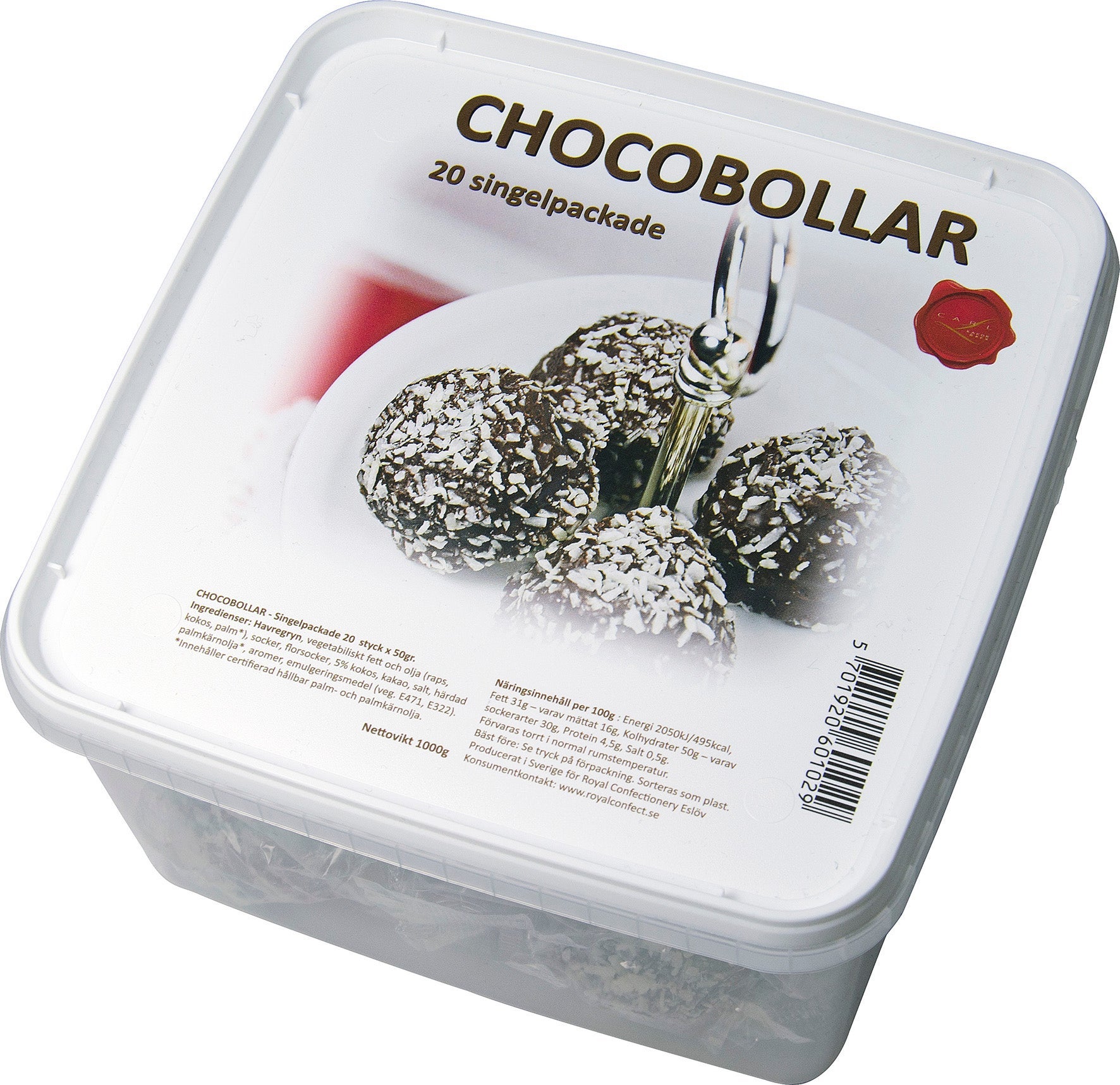 [8556468] Chocobollar singelpack 1 kg 20-pack