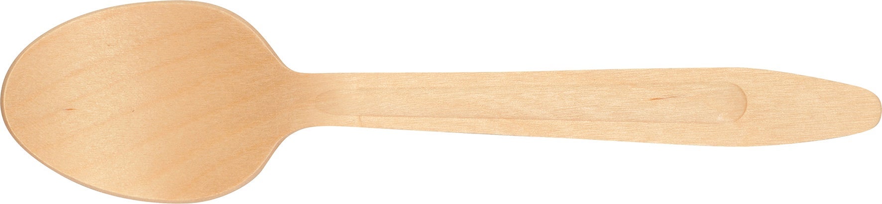 [8551827] Bestick sked trä 16,5cm 100st/