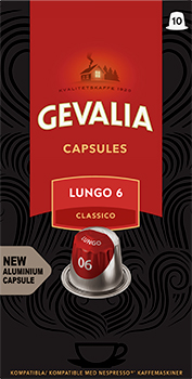 [8552012] Kaffekapsel Gevalia Lungo 10p